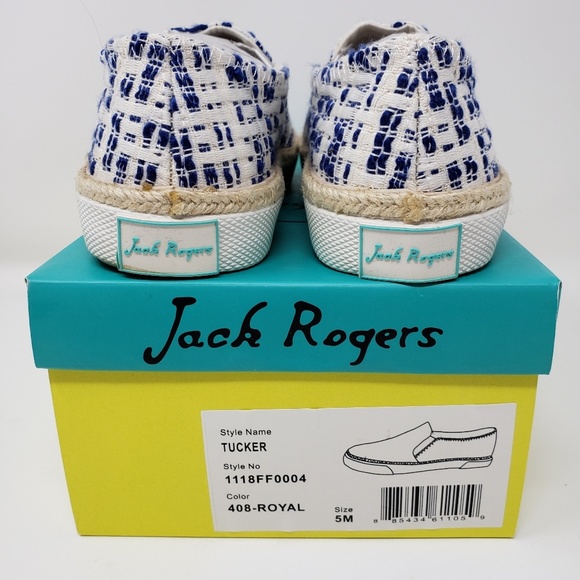 Jack Rogers Tucker Slip-On Sneaker NIB Sz 5 - Picture 3 of 4